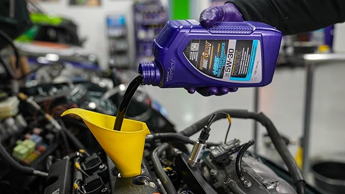 Royal Purple (36530-6PK HPS 5W-30 Synthetic Motor Oil with Synerlec Additive Technology - 1 Quart, (Case of 6)