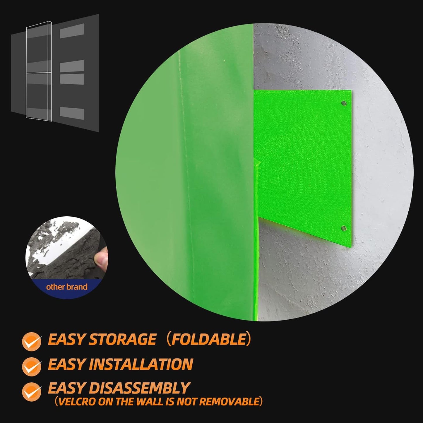 PROGOAL 2"/4" Thick Foam Protection Wall Pad,Gym Basketball-Court Protectors,Durable Waterproof Padding for Wall-Mounted Basketball Hoops(60" L x 20" W)…