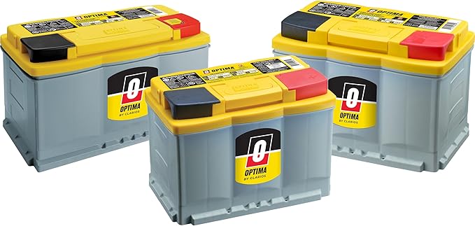 OPTIMA Batteries High Performance D31T YellowTop Dual Purpose Sealed AGM Car, Truck And SUV Battery, 900 CCA, Maintenance Free, Versitile Mounting