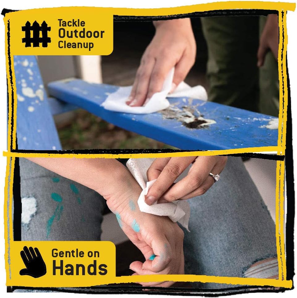 Tub O' Towels TW90 Heavy-Duty 10" x 12" Size Multi-Surface Cleaning Wipes, 90 Count Per Canister, 6 Pack