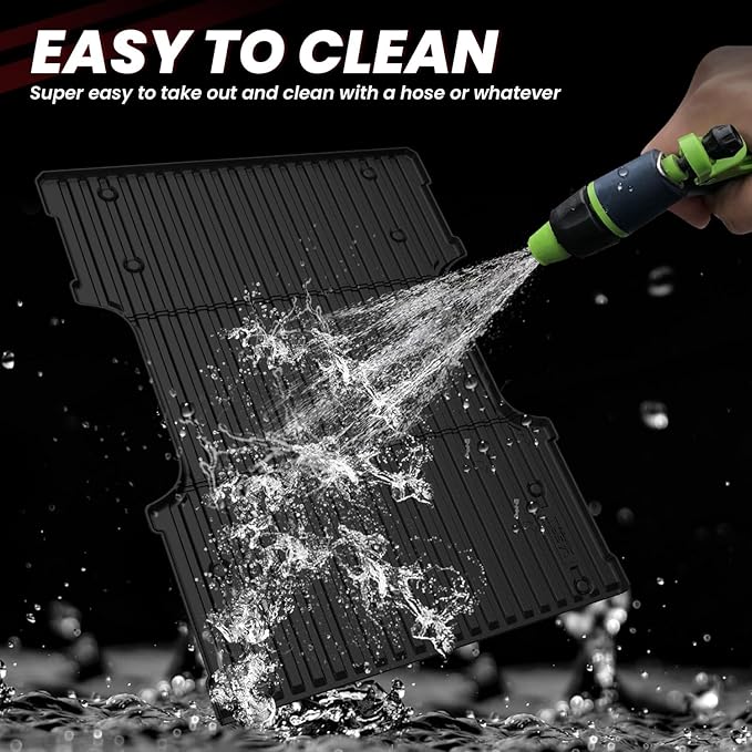 LASFIT Bed Mat for Toyota Tundra 2022-2026 6.5FT/6.5' Truck Bed, All Weather 6.5 FT Bed Liner for Toyota Tundra 2026 2025 2024 2023 2022 Accessories TPE Trunk Mat Cargo Mat (Not Fit Drop-in Liners)