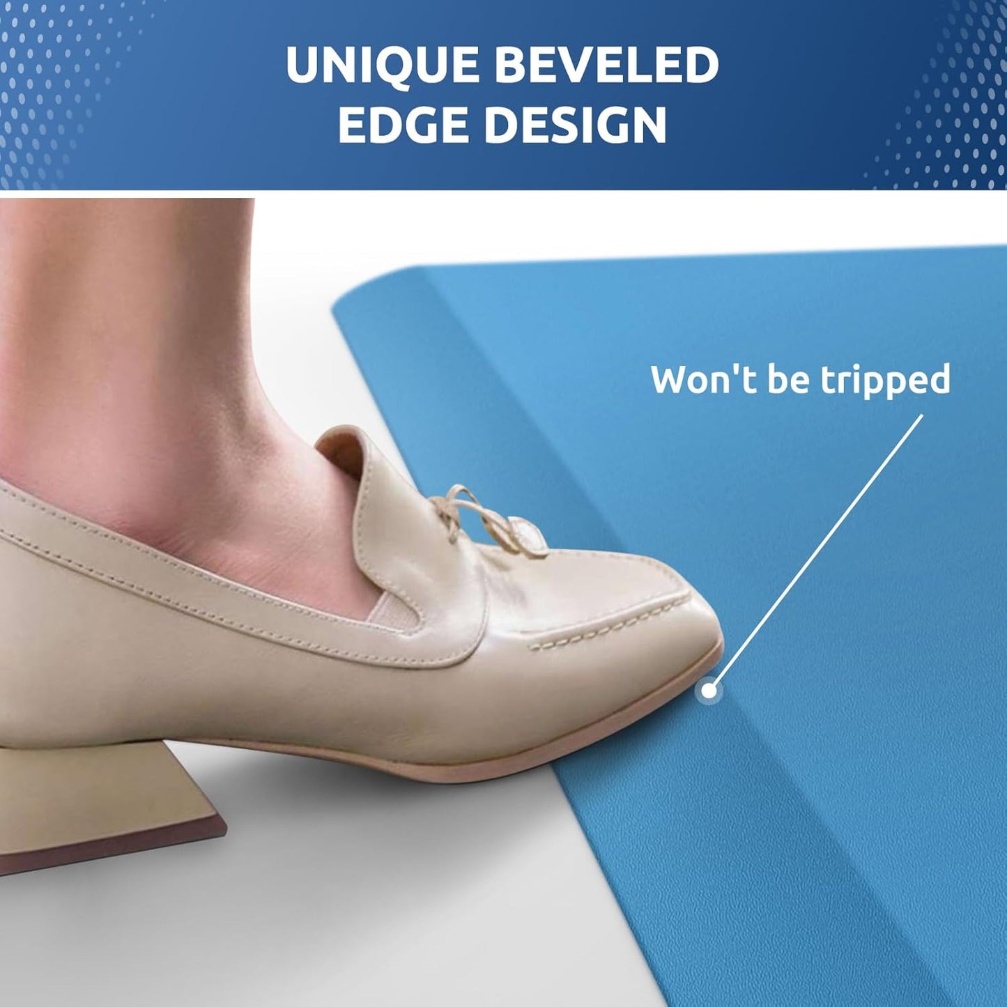 KitchenClouds Kitchen Mat Cushioned Anti Fatigue Kitchen Rug 0.8inch Waterproof Non Slip Kitchen Rugs and Mats Standing Desk Mat Comfort Floor Mats for Kitchen Sink Office (17.3"x39",Green)