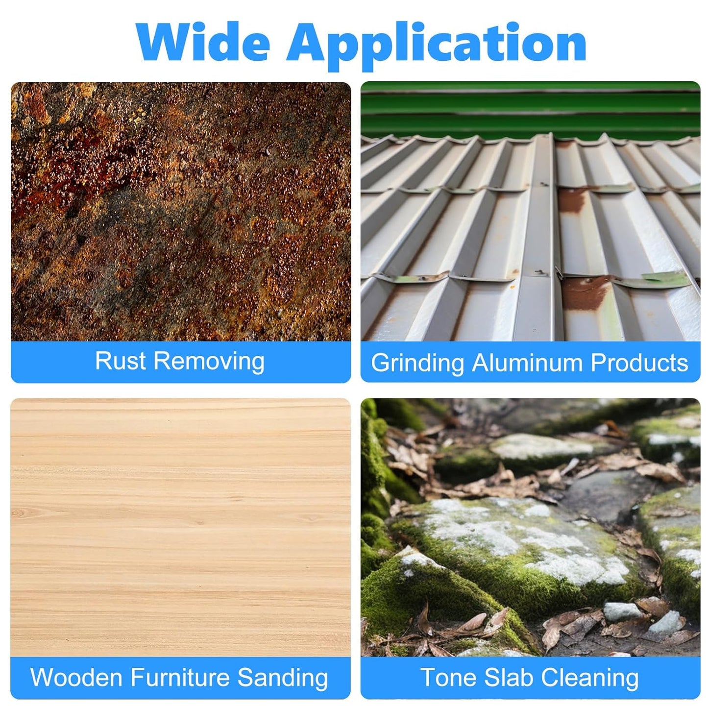 Rocaris 10-Pack Carbon Steel Wire Wheel, Cup, Pen Brush Set with 1/4-Inch Hex Shank for Rust Removal, Corrosion and Scrubbing Surfaces