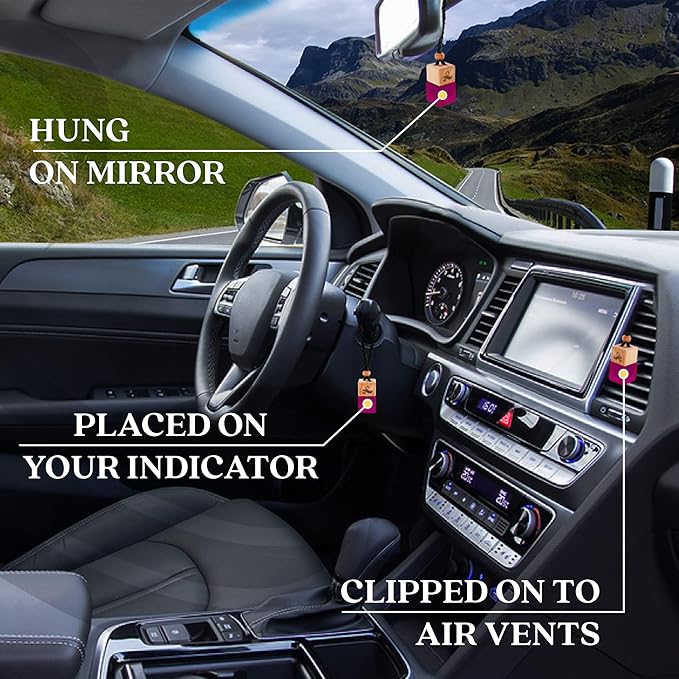 Alien Car Air Freshener for Women | Perfume Style Freshener with Vent Clip | Strong Air Freshener with Odour Eliminating Technology | Car Fresheners for Women by Perfa