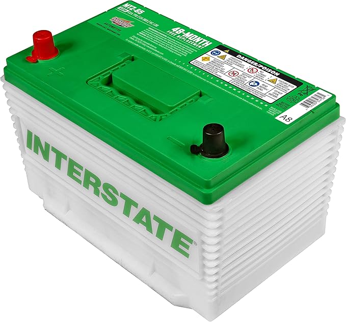 Interstate Batteries Automotive Battery 12V 65Ah 770CCA (MTZ-65) Automobile SLI AGM Starting Replacement Battery (Group Size 65) Cars, SUVs, Sedans, Trucks
