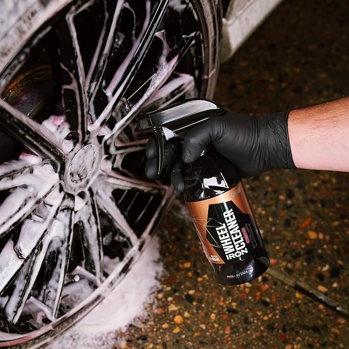 GYEON Iron Wheel Cleaner Redefined – Acid-Free Gel Formula for Brake Dust & Iron Removal – Safe on All Wheel Finishes and Rim Types – Professional Grade Wheel Cleaning Spray