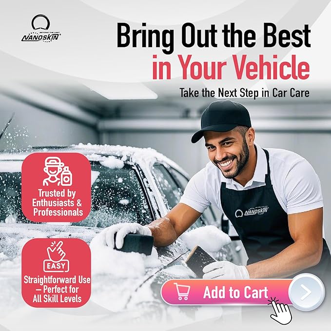 Nanoskin CHERRY SUDS Foaming Car Wash Concentrated Shampoo 5 Gallons for Foam Cannons, Foam Guns, Bucket Washes | Pressure Washer Safe, Cherry-Scented Soap | Ideal for Cars, Trucks, Motorcycles, RVs