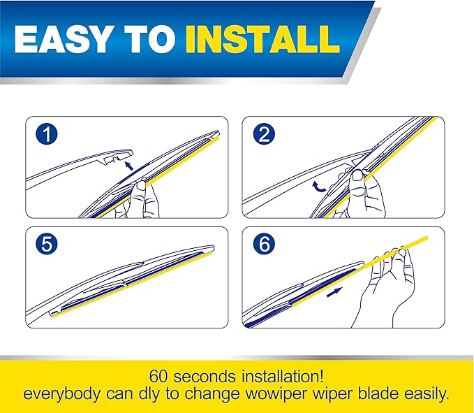 5 PLUS® Windshield Wiper Blades Replacement for 2017-2007 Jeep Wrangler Windshield Wipers (Pack of 3), Automotive Replacement Windshield Wiper Blades For My Car Water Repellent-15"/15"/12"