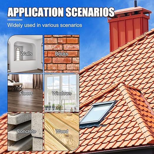 Waterproof Sealant - 35oz Water-Based Transparent Waterproof Coating, Invisible Water Proof Agent Indoor & Outdoor, Anti-Leakage Water Sealant for Roofs, Walls, Bathroom, Kitchen, Terraces, Garden