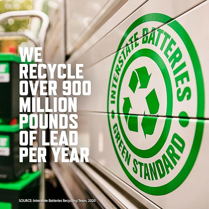 Interstate Batteries Automotive Battery 12V 63Ah (Group 34) 800CCA SLI Pure Lead AGM Automobile Replacement Battery for Cars, SUVs, Sedans, Trucks, Vans (MTZ-34)