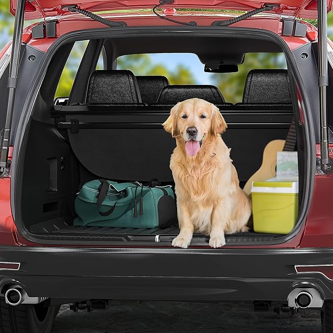 OEDRO Cargo Mat Fit for 2015-2025 Ford Edge, TPE Custom Fit All Weather Protection Edge Cargo Trunk Liner, Black