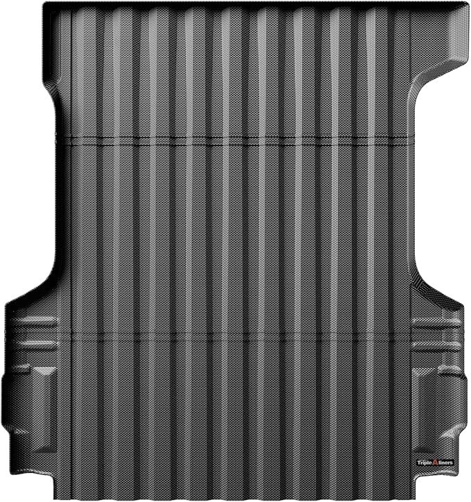 TripleAliners Truck Bed Mat Compatible with 2015-2022 Chevy Colorado/GMC Canyon Accessories 5FT Vehicle Perfectly Flush All Weather Protection TPE Heavy Duty Pickup Car Bed Cargo Mat