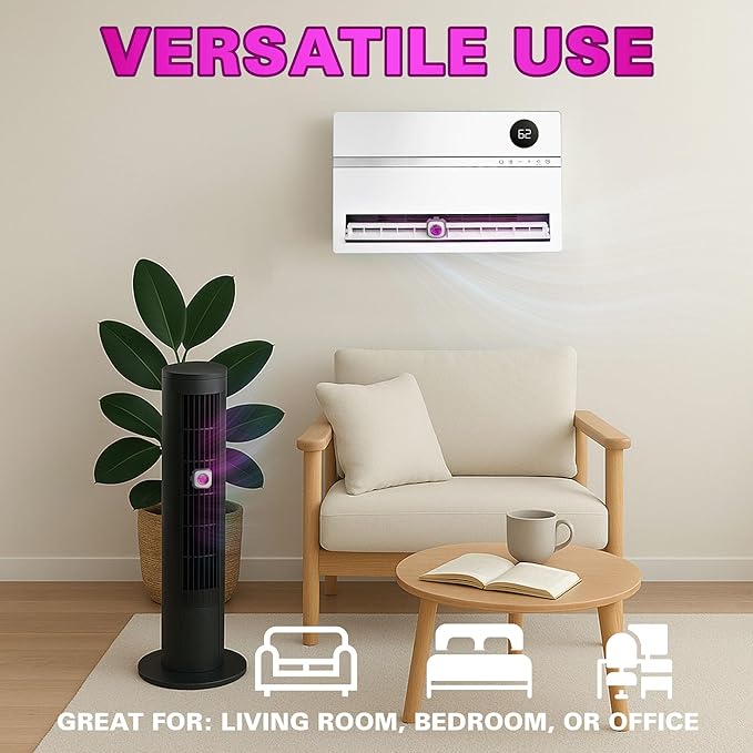 Air Jungles Flora Bliss Scent Car Air Freshener Clip, 6 Vent Clips, 4ml Each, Long Lasting Air Freshener, Up to 180 Days Car Refresher Odor Eliminator