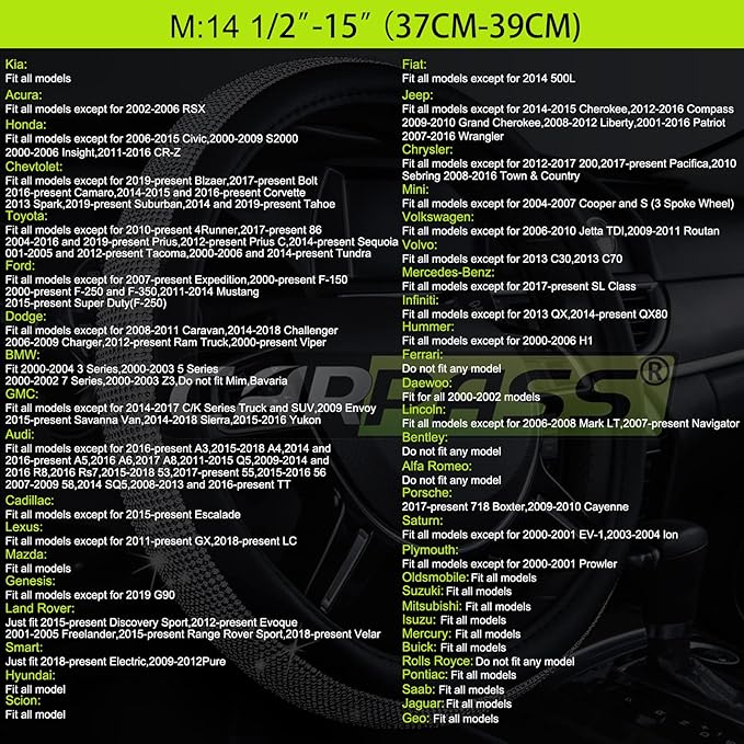 CAR PASS Line Rider Microfiber Leather Sporty Steering Wheel Cover Universal Fits for 95% Truck,SUV,Cars, Anti-Slip Safety Comfortable Desgin (Beige-Carbon Fiber)