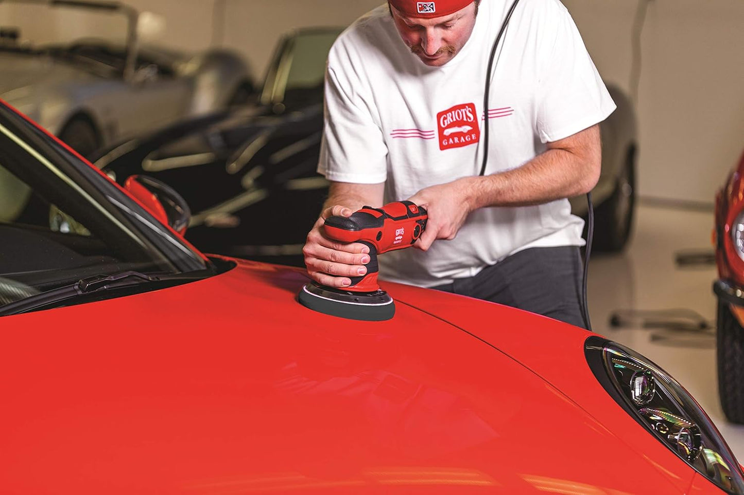 Griot's Garage 6.5" Black Foam Finishing Pads for Car Polishing and Detailing, Buffing Pads for Paint Correction and Sealant Application, 10619, Set of 2