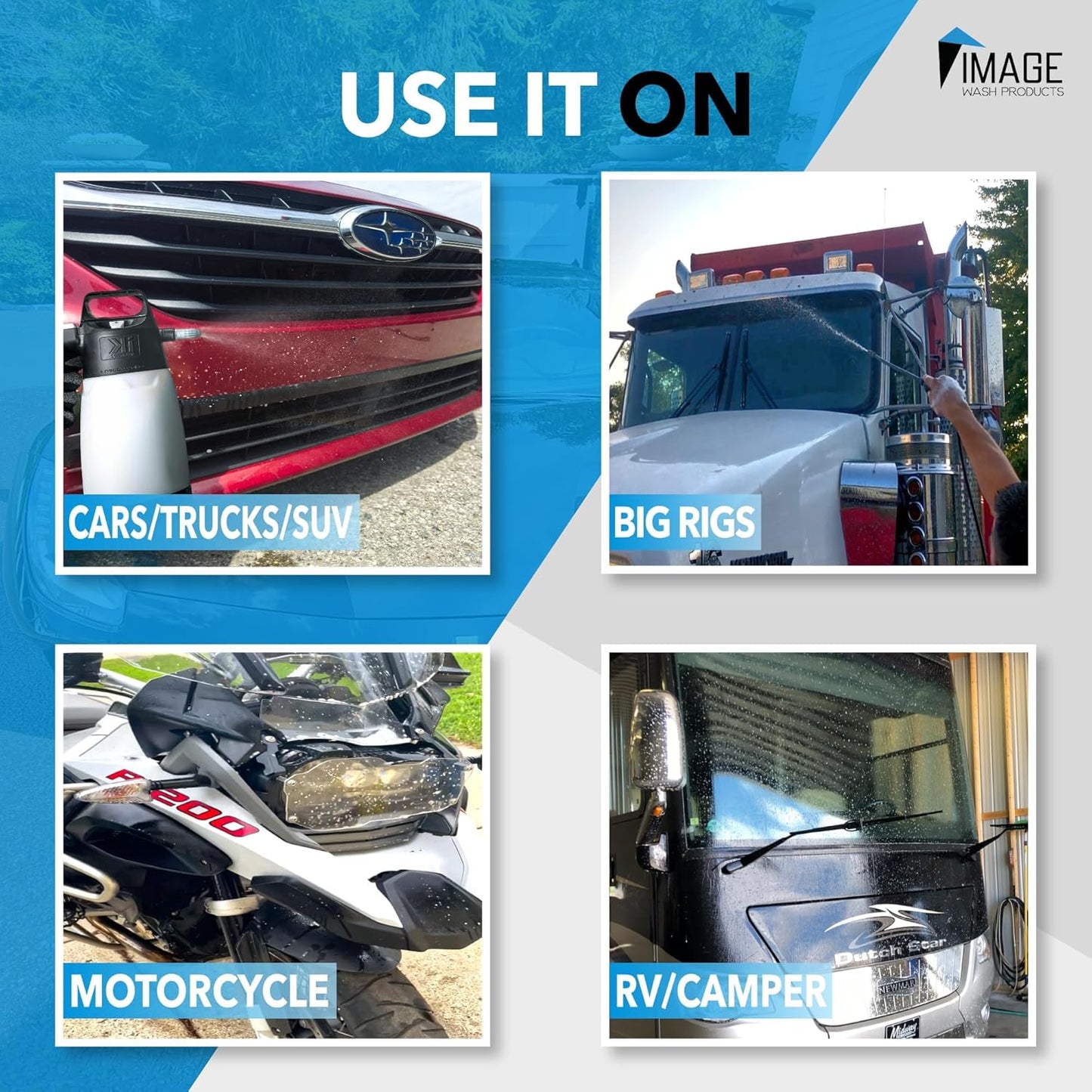 Image Wash Products Bug Remover โ (1 Gallon) Best Bug Remover for Cars/Truck Exterior | Bug Cleaner for Vehicles, Car Bug Remover Spray, Bug Off Car Cleaner, Bug Wash for Cars