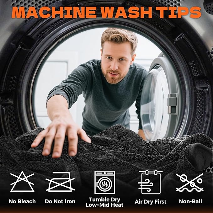 2-Pack Microfiber Towels for Cars (36"x24") - Car Drying Towel, Ultra Soft & Absorbent, Streak-Free & Scratch-Free, Car Towels Drying for Auto Detailing, Trucks, SUVs