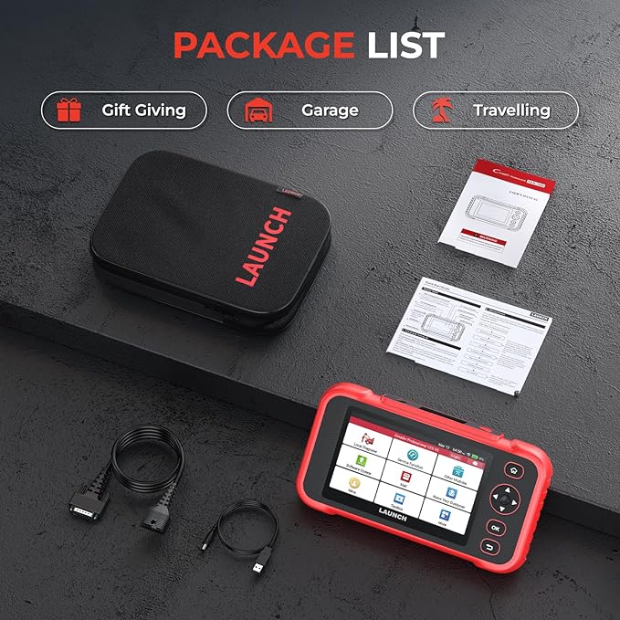 LAUNCH CRP123I V3.0 Elite OBD2 Scanner Diagnostic Tool with DOIP & CAN FD, 2025 New Code Reader for Cars and Trucks, Engine ABS SRS Transmission Car Scanner, Oil/EPB/DPF/SAS/Throttle Relearn