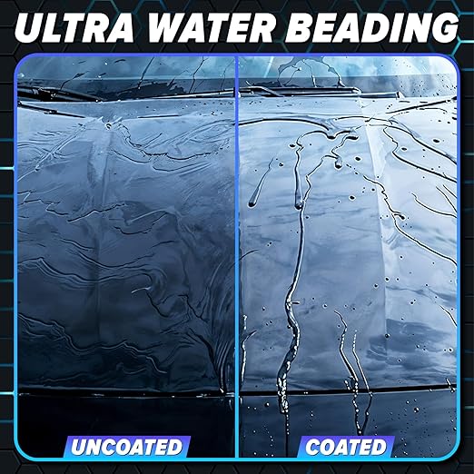 Carfidant Scratch & Swirl Remover with Ceramic Silk – Car Scratch Remover for Vehicles Paint Repair with Ceramic Coating Spray – Polishing & Washing Kits with Applicator Pad & Microfiber Towel