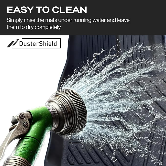 Compatible with Nissan Rogue 2024 2025 – Custom Fit Floor Mats, 2-Row All-Weather TPE Car Mats Full Set – Waterproof, Odorless, Non-Slip, Easy to Clean, Durable Automotive Liners