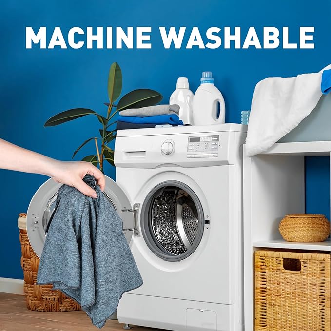 Microfiber Cleaning Cloths Bulk Pack-400 Pack, Microfiber Towels Bulk, Towels for Cars, Cleaning Rags Gray (12x12 inches)