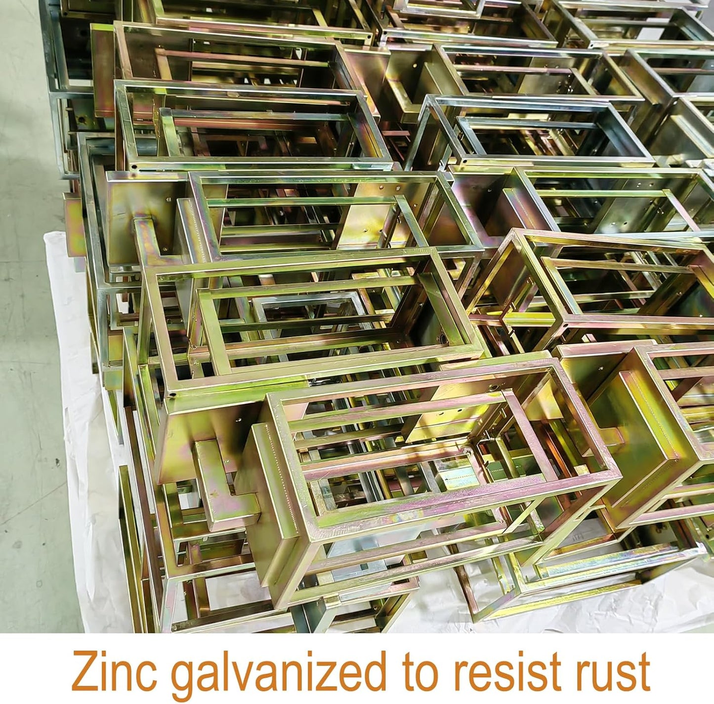 18" Outdoor Wall Light Fixtures Waterproofed Exterior Lantern W/Sturdy Rectangular Double Cage In Satin Black&Clear Tempered Glass,Sconce Mounted For House Patio,Front door,Porch,Garage Lighting 2Pack