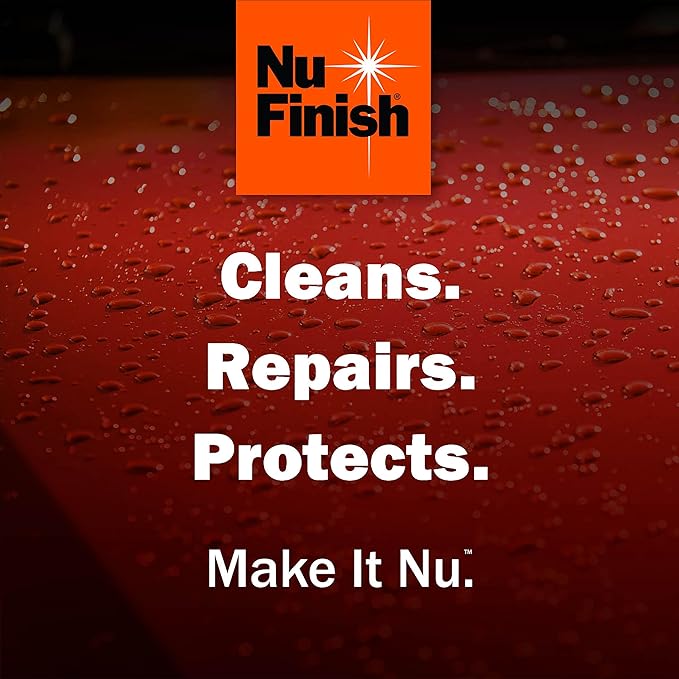 Nu Finish Exterior Car Care Kit with Scratch Doctor Car Scratch Remover (6.5 Fl Oz) and The Once a Year Car Polish (16 Fl Oz)