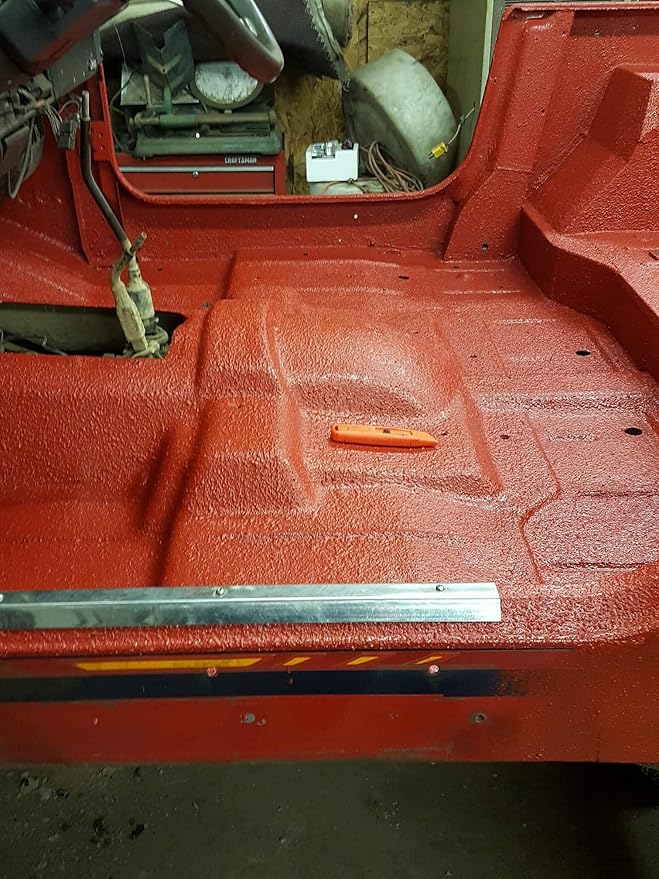 Durabak-18 Textured Truck Bed Liner Quart KIT - Roll On Coating | DIY Custom Coat for Bedliner and Undercoating, Auto Body, Automotive Rust Proofing, Boat Repair (Quart, Bright Red)