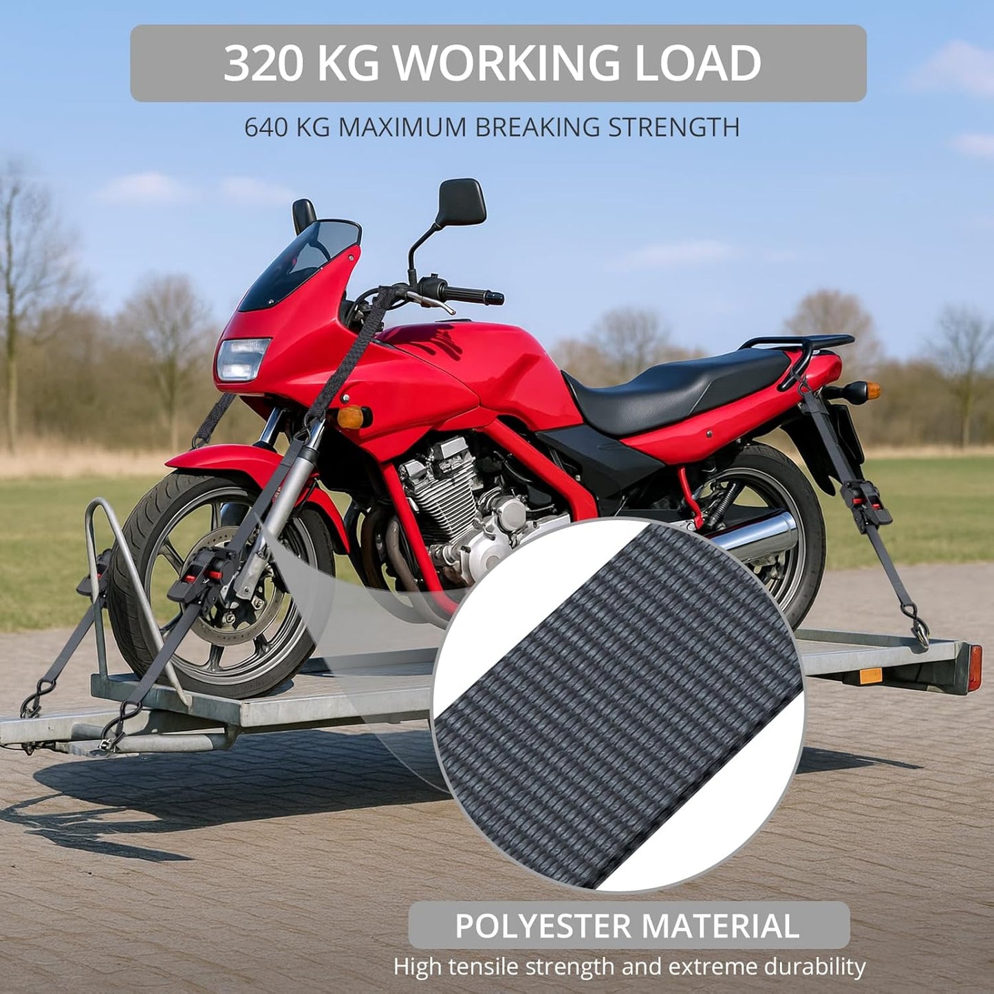 Justech 4 Pack Retractable Ratchet Straps, 1 in x 11.6 ft-1411 lbs Break Strength, Heavy Duty Auto Ratchet Tie Down Straps with Soft Loops & Storage Bag for Motorcycle, Truck, Trailer, Cargo Van, Boat