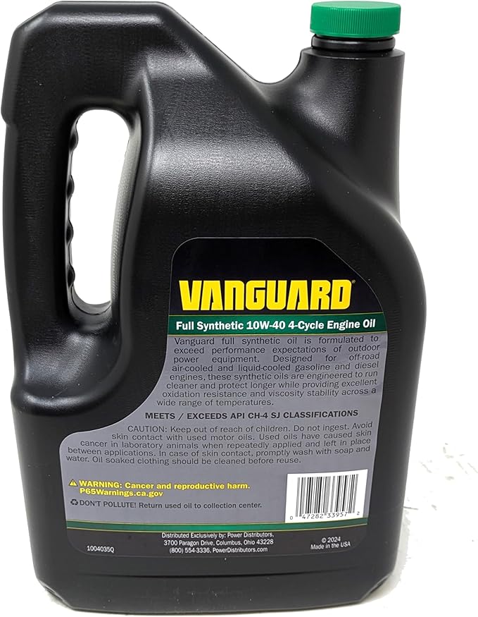 Vanguard 5-Quart 10W-40 Full Synthetic Engine Oil