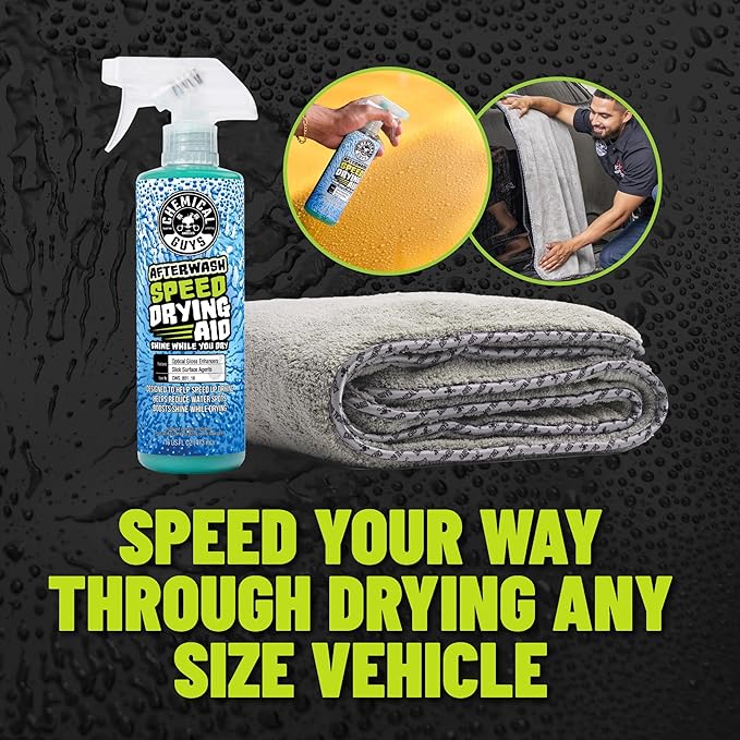 Chemical Guys After Wash Sprayable Gloss Boosting Car Wash Drying Aid - 16 oz Detail Spray Helps Reduce Water Spots, Adds Shine, and Speeds Drying for Cars, Trucks, and Motorcycles