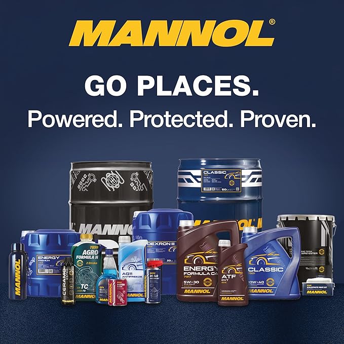 Mannol NS-3 Synthetic CVT Transmission Fluid, 1L Bottle, Ensures Smooth Gear Shifts, Reduces Wear and Tear, Provides Cold Weather Protection