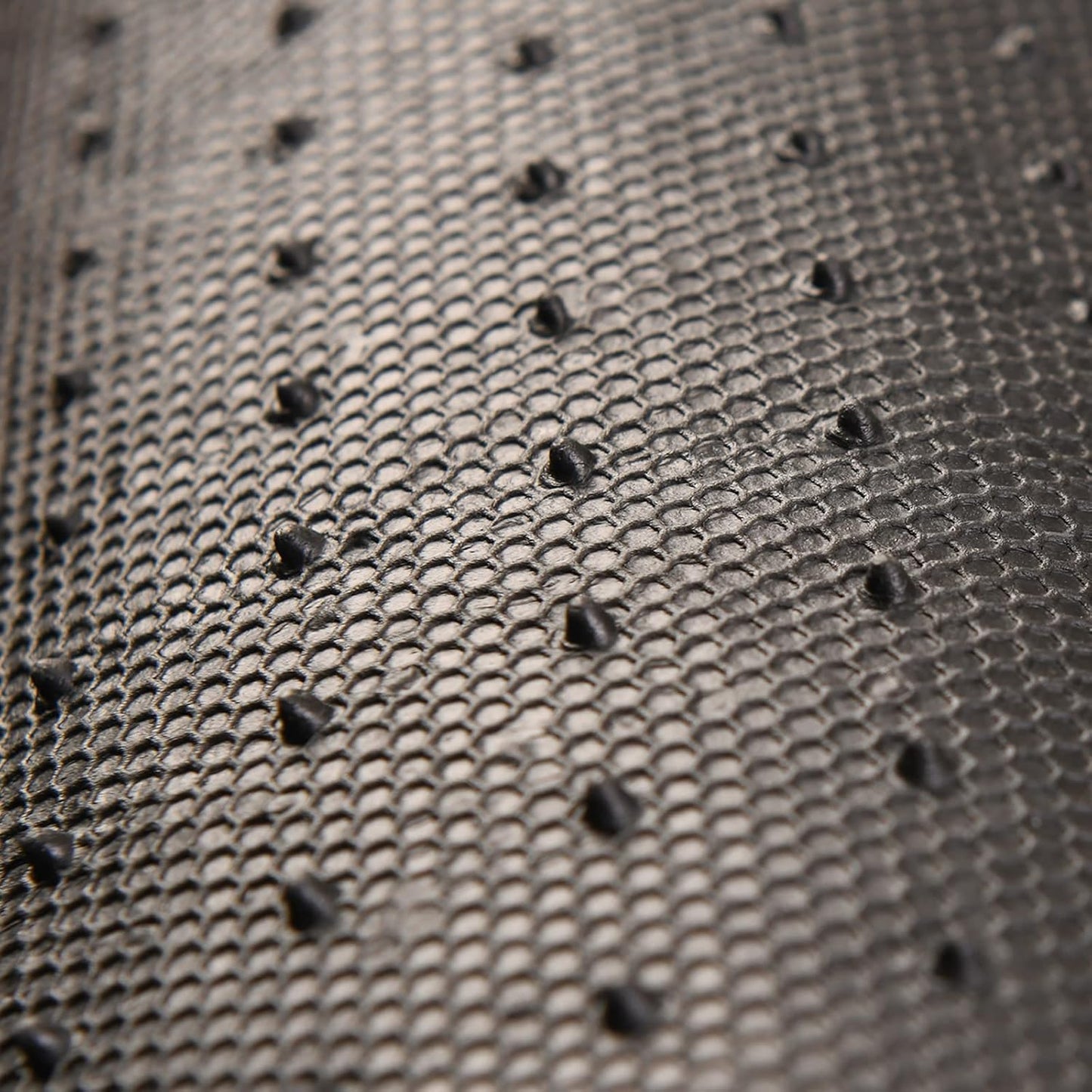 CAR PASS Waterproof Universal Fit Car Floor Mats, Faux Leather Car Carpet Mats, Car Mats with Anti-Slip Nibbs Backing & Driver Heel Pad Fit for SUV,Vans,sedans, Trucks,Set of 4pcs(Light Blue)