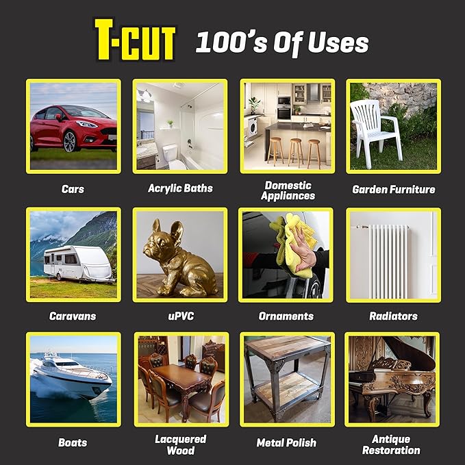 T-Cut Colour Restorer, 17 Fl Oz - Paintwork Restore, Spray Paint, Restores Original Colour and Lustre to Paintwork Removes Oxidation Scratch, TCC500