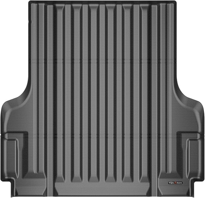 TripleAliners Truck Bed Mat Compatible with Nissan Frontier 2022 2023 2024 2025 2026 Accessories Crew Cab 5FT Vehicle Perfectly Flush All Weather Protection TPE Heavy Duty Pickup Car Bed Cargo Mat