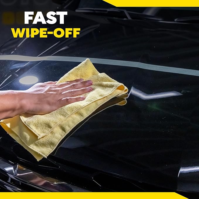 Meguiar's M205 Mirror Glaze Ultra Finishing Polish, Easy-to-Use Formula for Impeccable Shine, Multiple Ways to Apply Mirror Glaze, Removes Defects and Swirls for a High Gloss, 8 Oz Container