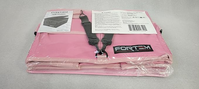 FORTEM Trunk Organizer For SUV Car Trunk Organizer, Foldable Storage, Car Accessories for Women Men, Collapsible Multi Compartment, 600D Oxford, Non Slip Bottom, Securing Straps, Soft Cover (65L)