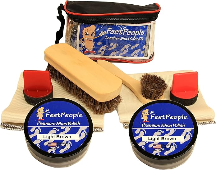 FeetPeople Ultimate Leather Care Kit with Travel Bag