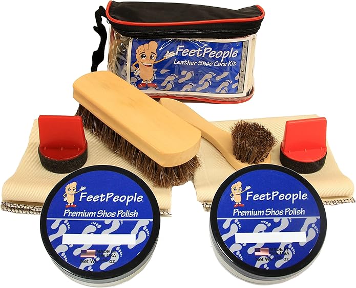 FeetPeople Ultimate Leather Care Kit with Travel Bag