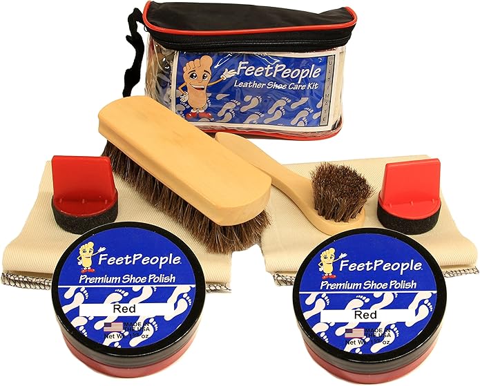 FeetPeople Ultimate Leather Care Kit with Travel Bag