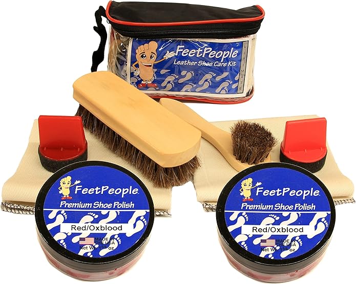 FeetPeople Ultimate Leather Care Kit with Travel Bag