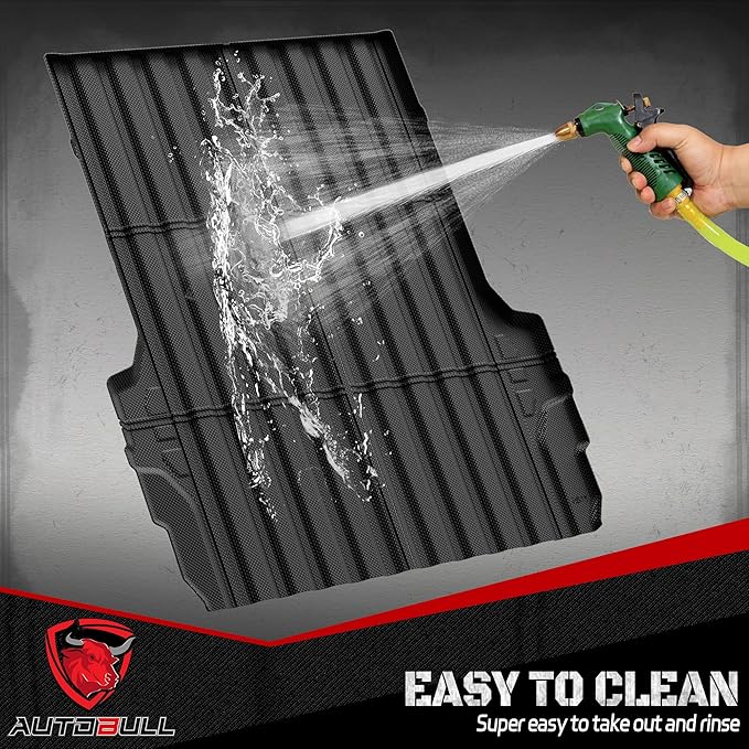 Truck Bed Mat Bed Liner Fit for 2020-2025 Chevrolet Silverado/GMC Sierra 2500HD 3500HD (Only Fit 6.8FT, 82.25" Bed), Not for 5th Wheel Package All Weather Protection TPE Pickup Car Bed Mat