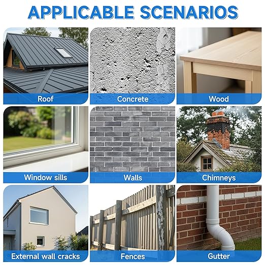 21oz Transparent Waterproof Sealant Coating Invisible Waterproof Agent, Waterproofing Adhesive for Roofs, Walls, Bathroom, Shower, Wood, Indoor & Outdoor Water Proof Clear Paint Sealer 600g