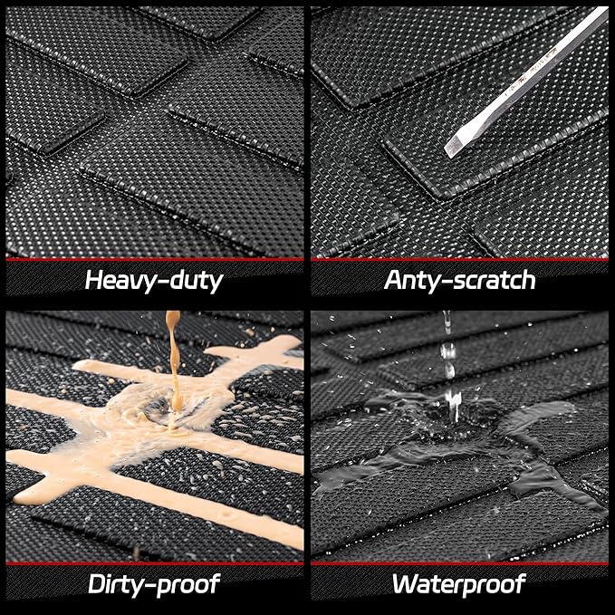 Cargo Liner Compatible with 2011-2023 Dodge Charger(RWD/AWD) & Chrysler 300(RWD/AWD) Cargo Mat,All Weather Protection Trunk Liner Rear Trunk mat,Black