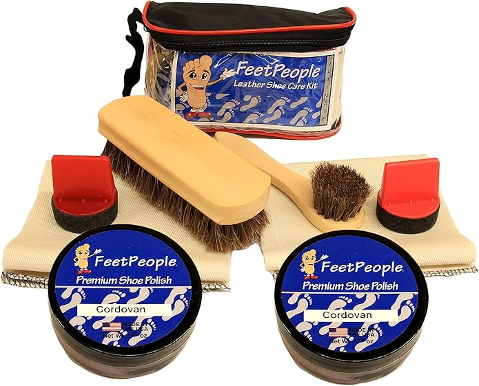 FeetPeople Ultimate Leather Care Kit with Travel Bag