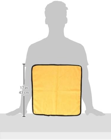 Chemical Guys Professional Grade Premium Microfiber Towels - Gold, 16" x 16", Ultra-Soft and Scratch-Free Car Detailing Cloths for Cars, Trucks, Motorcycles, and More - 3 Pack