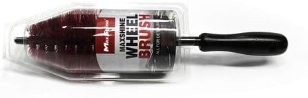 Maxshine Universal Wheel & Rim Brush Set, 2-Pack (10” & 6”) | Soft Non-Abrasive Bristles with Comfort Grip | Car Detailing Brushes for Safe Wheel & Tire Cleaning on Cars, Trucks, SUVs & Motorcycles