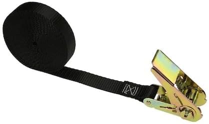 US Cargo Control Endless Ratchet Strap 1 Inch x 30 Foot, Hookless Ratchet Straps 30 FT, 1,500 LBS Break Strength, 1 Inch Tie Downs for Motorcycles, Bikes, Pallets, Kayaks, and Bundling