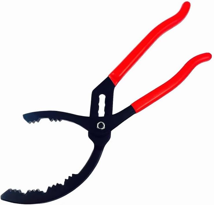 Oil Filter Wrench, 50mm to 130mm Large Adjustable Oil Filter Plier, 14" Big Oil Filter Removal Tool for Engine Filters, Conduit, Fittings