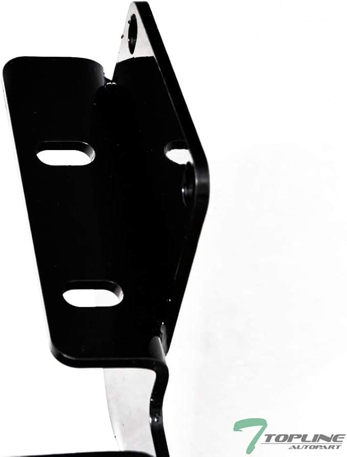 Class 3 III Black 2" Receiver Tube Rear Bumper Trailer Tow Hitch Towing Mount Compatible with 08-13 Toyota Highlander